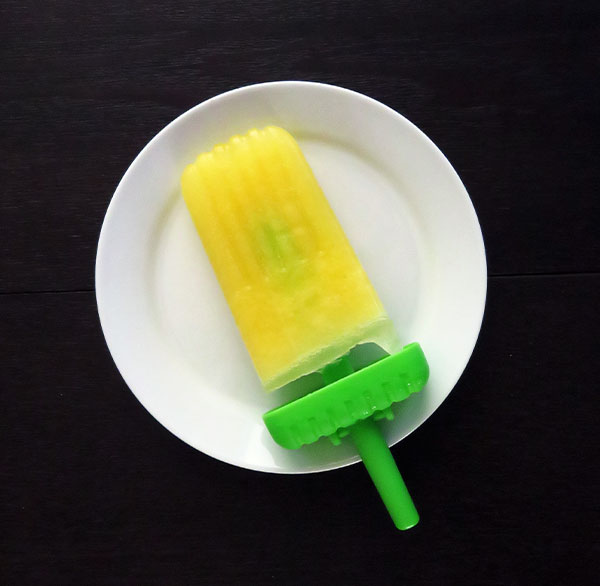 Homemade Yellow Watermelon Popsicles