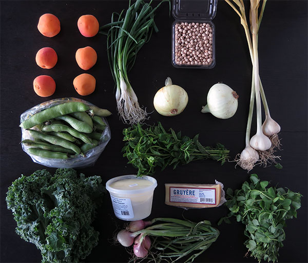 Week 4 Family Size CSA Box Including Yogurt and Cheese Shares