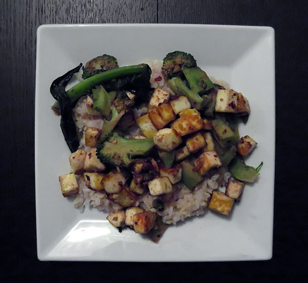 Fried Paneer With Spiced Broccoli