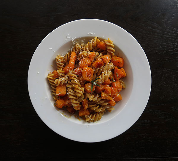 Rosemary and Butternut Squash Pasta