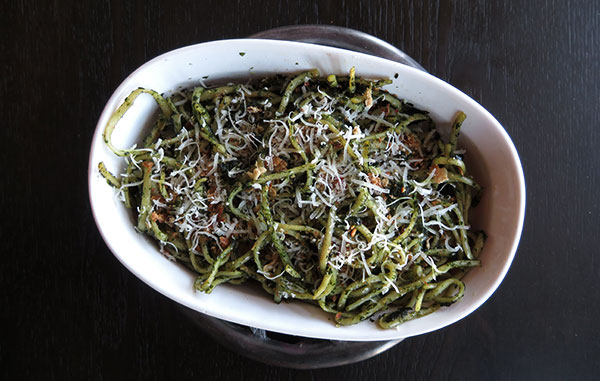 Linguine With Celery, Fennel, and Cilantro Pesto