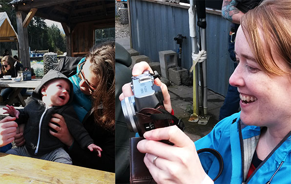 Baby at Oyster Harvest