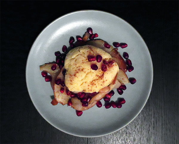 Pear Cobbler Topped With Cream Drop Biscuits