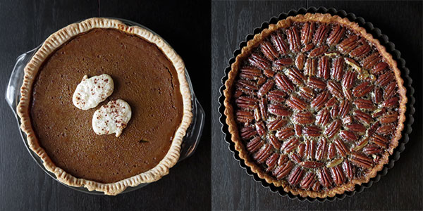 Thanksgiving Pies: Pecan and Pumpkin